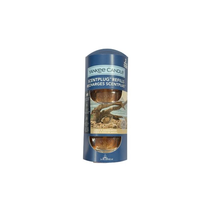 Yankee Candle Amber & Sandalwood Scent Plug Refill - Twin Pack